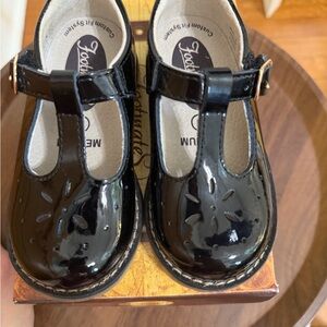 Footmates Sherry Black Patent Shoes